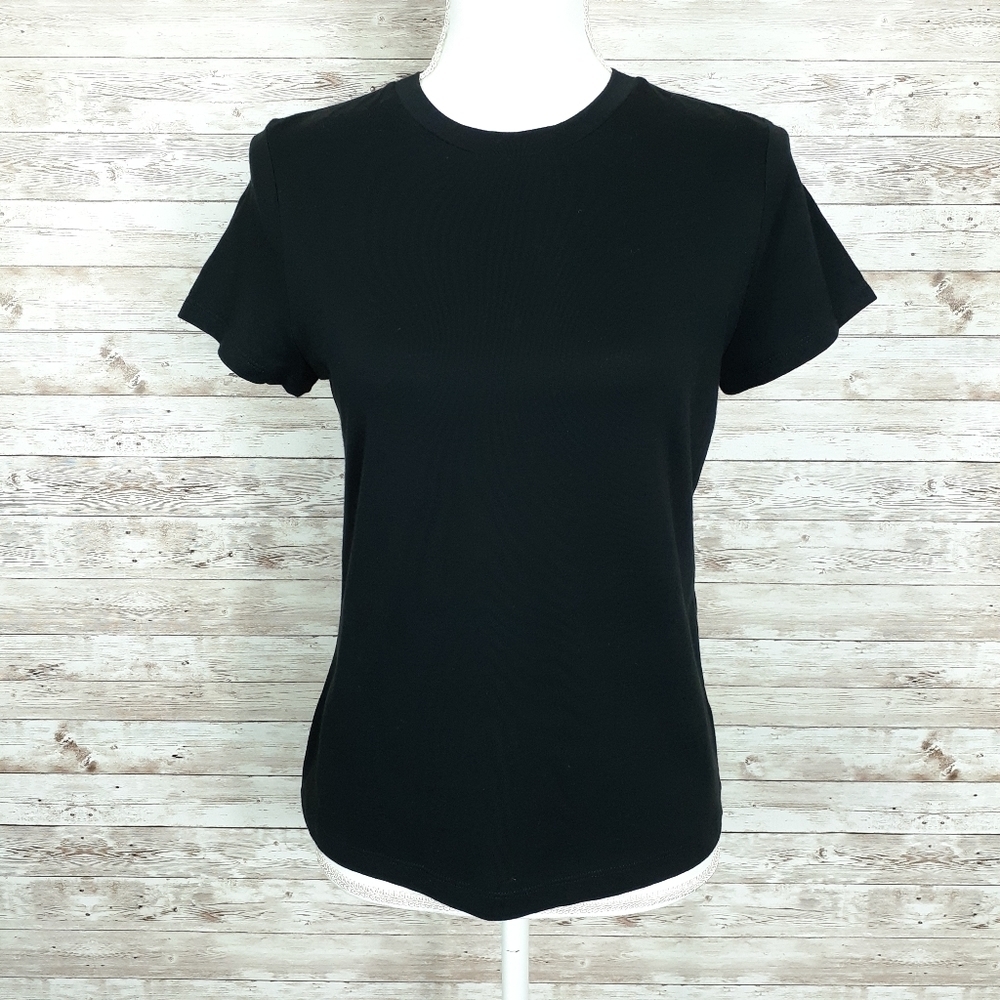 All In Motion Top XS Gathered Back Short Sleeve 82